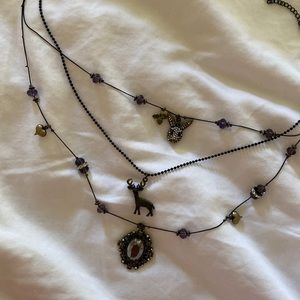 Betsey Johnson Dark Academia Necklace